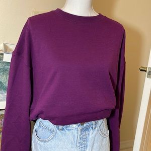 NWT Dark Purple Champion Crewneck!